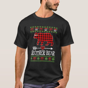 Brother Bear Santa Red Plaid Family Pyjamas For Ch T-Shirt