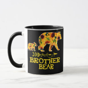 Brother Bear Sunflower Funny Mother Father  Mug