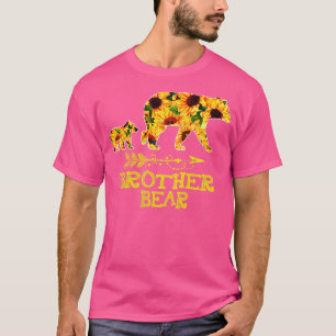 Brother Bear Sunflower Funny Mother Father T-Shirt