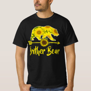 Brother Bear Sunflower T-Shirt Funny Mother Father