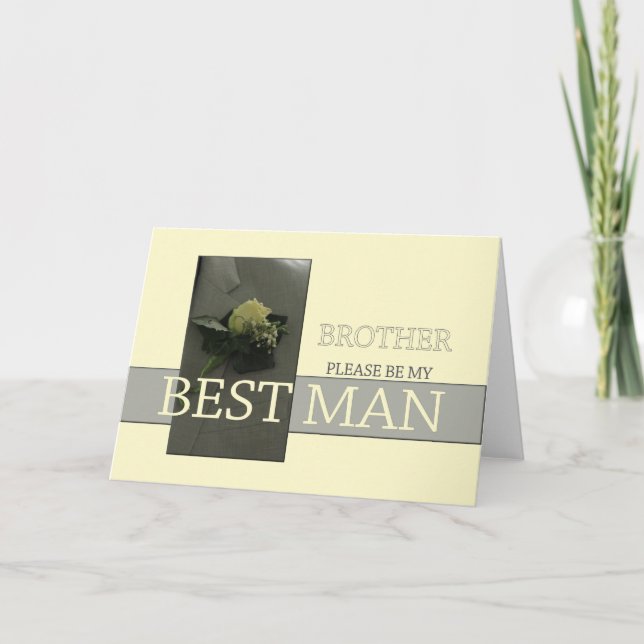 Brother best man thank you (Front)