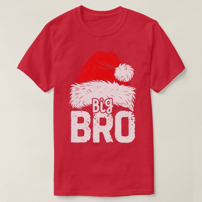 Brother Big Christmas Santa  Family Matching Pajam T-Shirt (Design Front)
