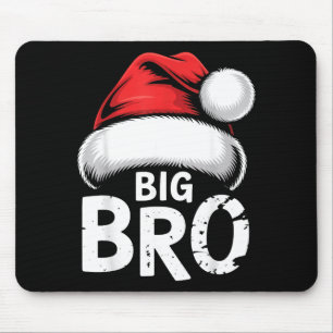 Brother Big Christmas Santa Family Matching Pajama Mouse Mat