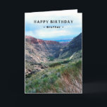 Brother Birthday Big Horn Mountains Wyoming Card<br><div class="desc">Birthday greeting card for a brother. A photo taken in the Big Horn Mountains in Wyoming,  U.S.A.  Wishing you another year of great adventures. Happy Birthday! Art,  image,  and verse copyright © Shoaff Ballanger Studios,  2023.</div>