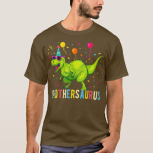 Brother Birthday Boy T rex Dinosaur T-Shirt