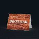 Brother Birthday Card<br><div class="desc">Birthday card for a special brother. This card is customisable with your personalised message on the inside by simply editing the text or adding your brother's name.</div>