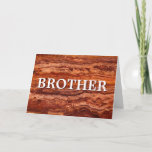 Brother Birthday Card<br><div class="desc">Birthday card for a special brother. This card is customisable with your personalised message on the inside by simply editing the text or adding your brother's name.</div>