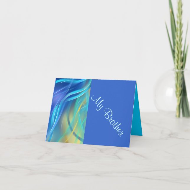 Brother birthday card (Front)