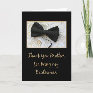 Brother Bridesman thank you