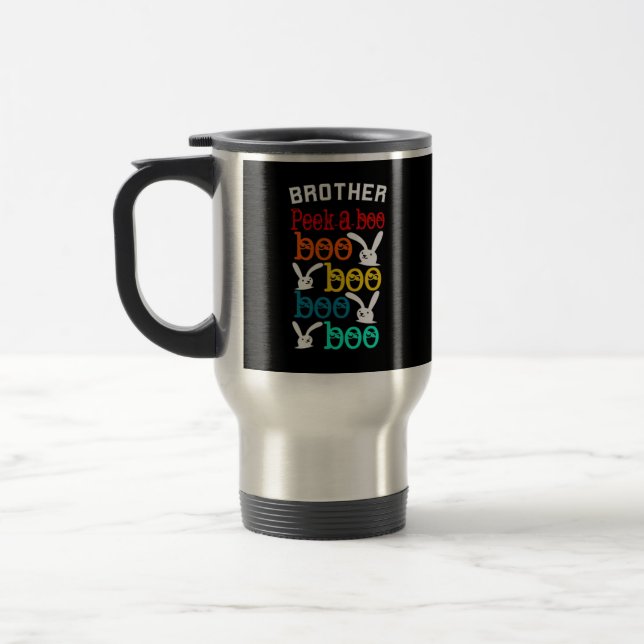 Brother Bunny Game For Novelty Kids Adults Travel Mug (Left)