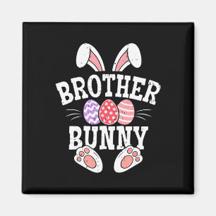 Brother Bunny Happy Easter Day Matching Family Eas Magnet
