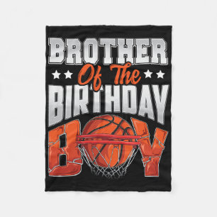 Brother Bysketbyll Birthday Boy Family Byller B-da Fleece Blanket