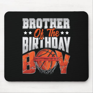Brother Bysketbyll Birthday Boy Family Byller B-da Mouse Mat