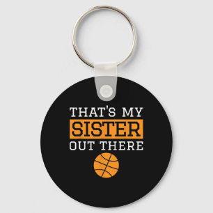 Brother Bysketbyll Gift That's My Sister Bysketbyl Key Ring