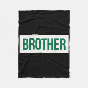 Brother Caddie Golf Back Golfing Golfer Golf Playe Fleece Blanket