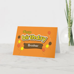 Brother Candy Birthday Card