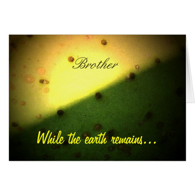 Brother Card (Front Horizontal)