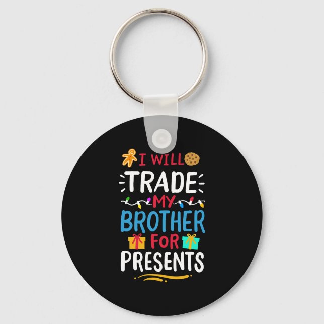 Brother Christmas Key Ring (Front)