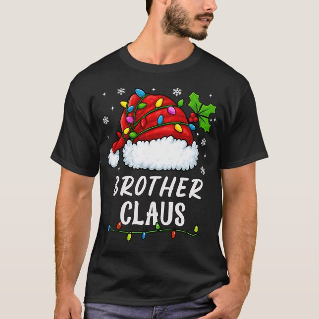 BROTHER CLAUS Matching Family Christmas Outfit T-Shirt (Front)