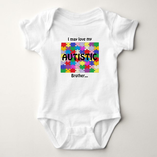 Brother Cuter Romper Baby Bodysuit (Front)