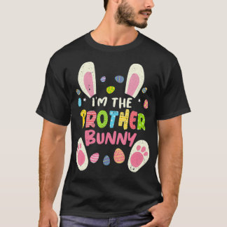 Brother Easter Matching Family Party Bunny Face Co T-Shirt