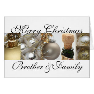 Brother & Family Merry Christmas card