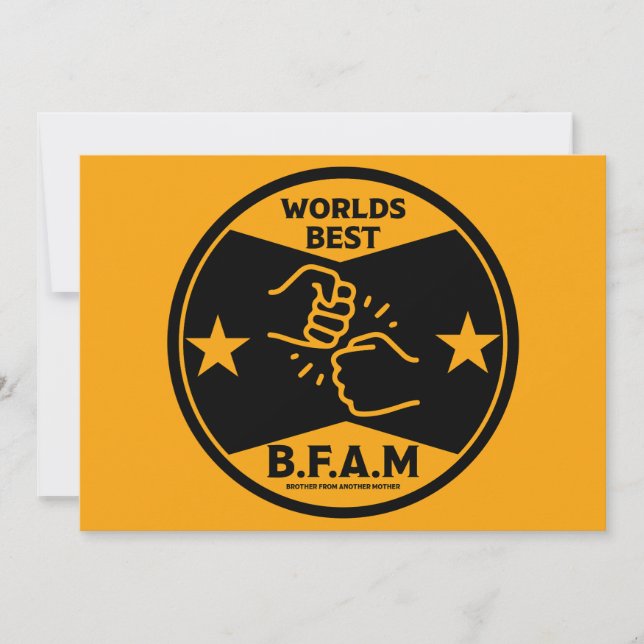 Brother From Another Mother Holiday Card (Front)