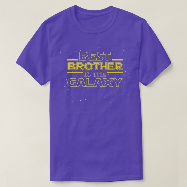 Brother  Gift, Best Brother in the Galaxy  T-Shirt (Design Front)
