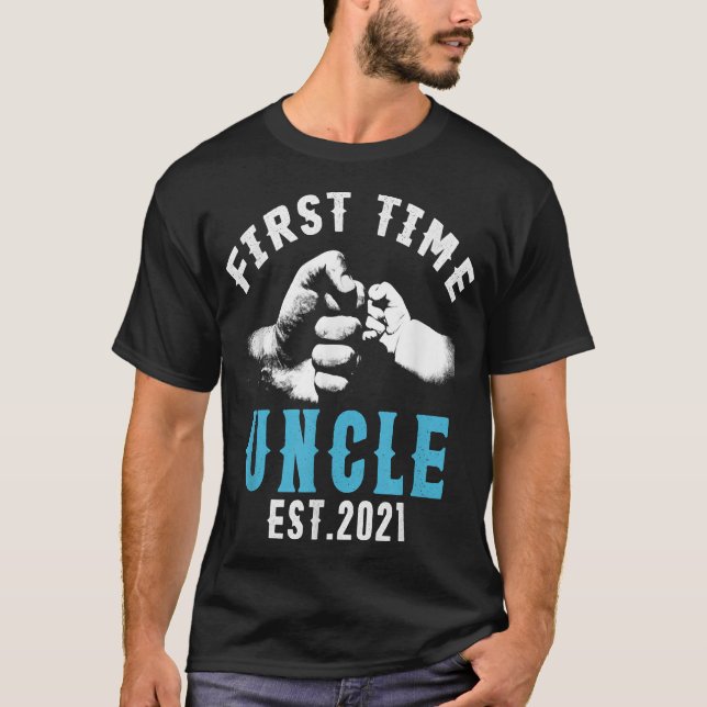 Brother Gift|New Uncle T Shirt|Uncle Birthday Tees (Front)