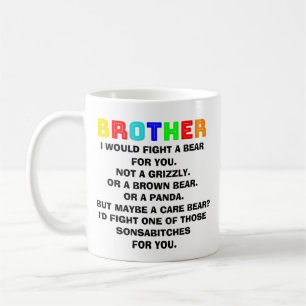 brother gifts, brother mug, funny brother gift, co coffee mug