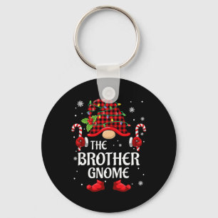 Brother Gnome Matching Christmas PJS For Family  Key Ring