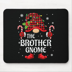 Brother Gnome Matching Christmas Pjs For Family Mouse Mat