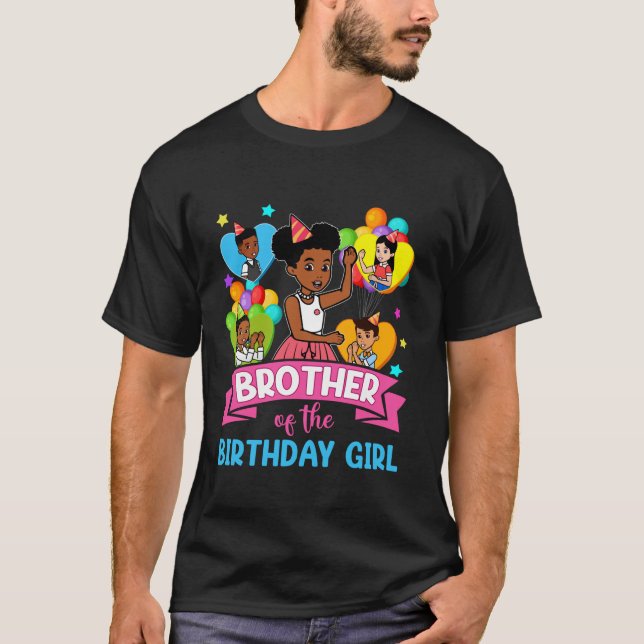 Brother Gracie s Corner Birthday Dolls Cute Party  T-Shirt (Front)