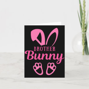Brother happy easter bunny t shirt  card