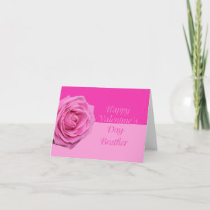 Brother Happy Valentine's Day Roses Holiday Card
