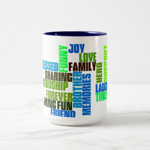 Brother Hero Blue Two Toned Mug