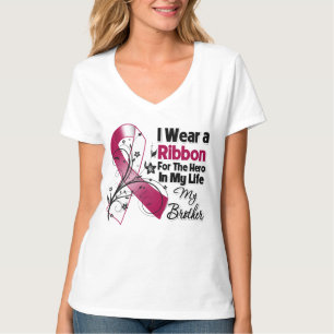 Brother Hero in My Life Head Neck Cancer T-Shirt