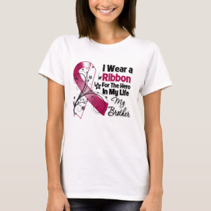 Brother Hero in My Life Head Neck Cancer T-Shirt