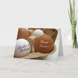 Brother & Husband   Happy Easter Holiday Card