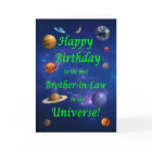 Brother in Law Birthday Best in the Universe 