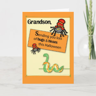 Brother-in-Law Bugs and Hisses Halloween Card