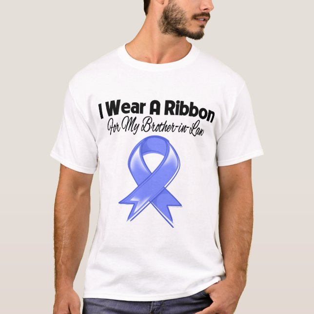 Brother-in-Law - I Wear Periwinkle Ribbon T-Shirt (Front)