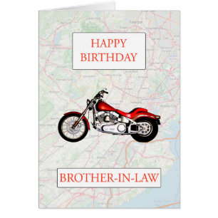 Brother-in-Law Map and Motorbike Birthday