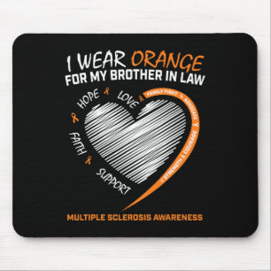 Brother In Law Multiple Sclerosis Apparel Ms Aware Mouse Mat