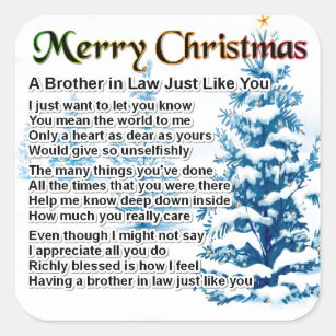 christmas poems for brothers