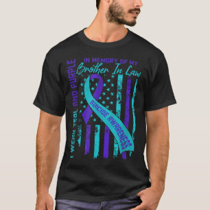 Brother In Law Suicide Awareness Prevention Americ T-Shirt