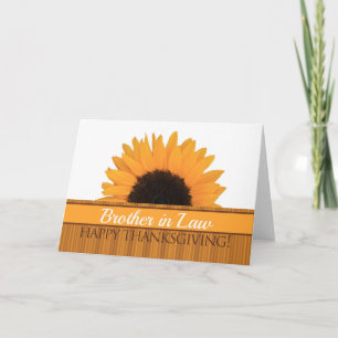 Brother in Law Thanksgiving Card