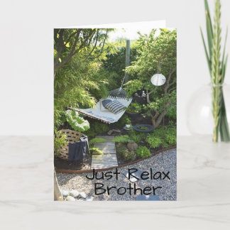 BROTHER IS WISHED "HAPPY 50th BIRTHDAY" CARD