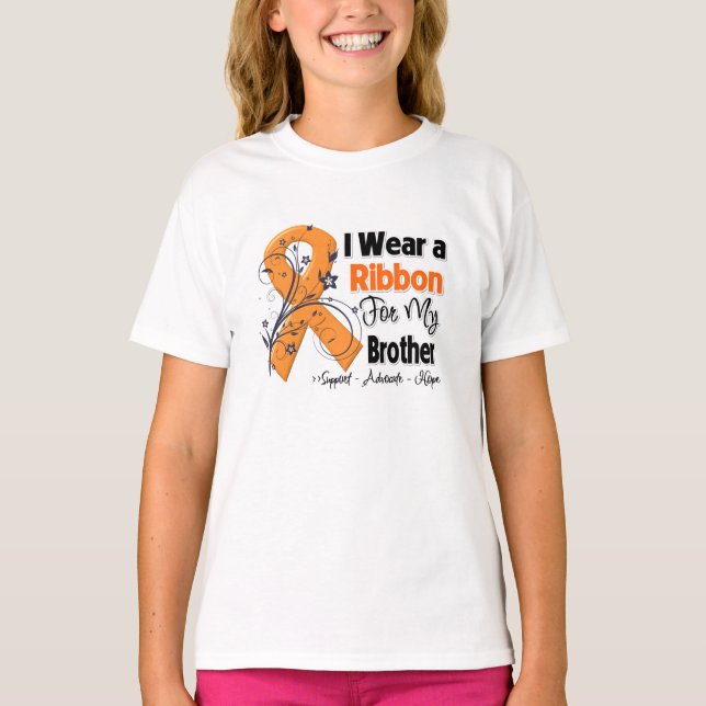 Brother - Leukemia Ribbon T-Shirt (Front)