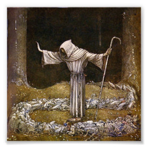 “Brother Martin” Watercolor by John Bauer Photo Print